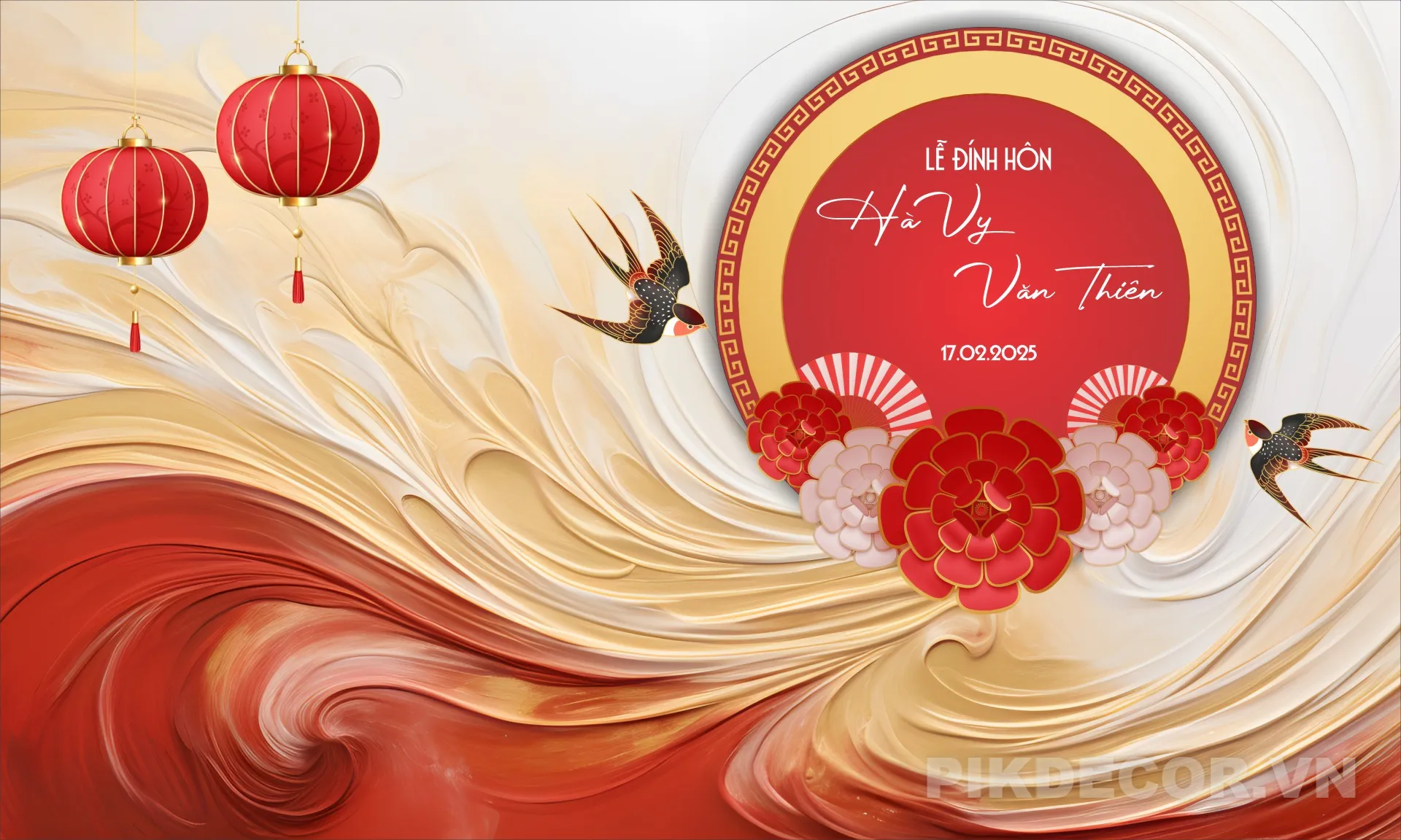 Ổng Hợp 50+ Mẫu Backdrop Cưới Hỏi Đẹp Hiện Đại – File Vector Thiết Kế Phông Đám Cưới 284