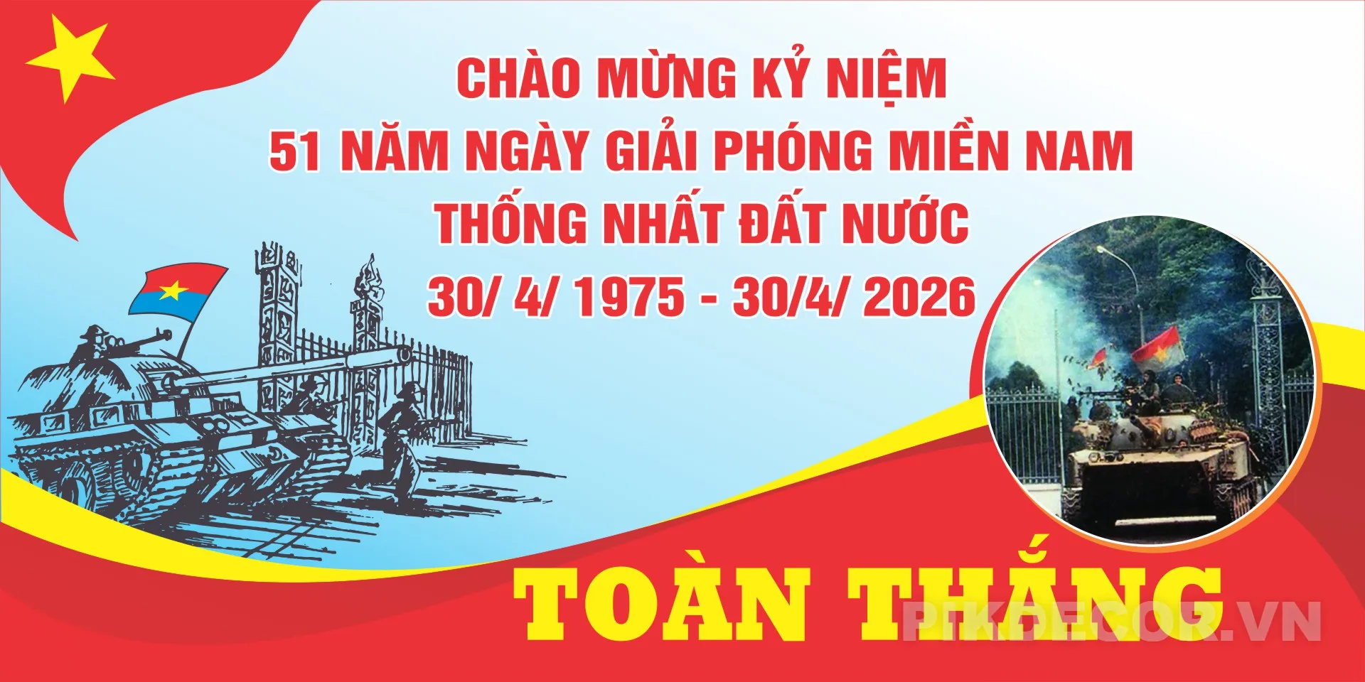 Pano Chào Mừng Ngày Giải Phóng Miền Nam Thống Nhất Đất Nước 30/4 327