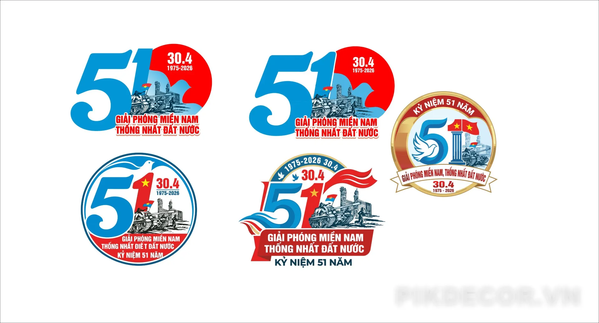 Logo Chào Mừng Ngày Giải Phóng Miền Nam Thống Nhất Đất Nước 30/4 449