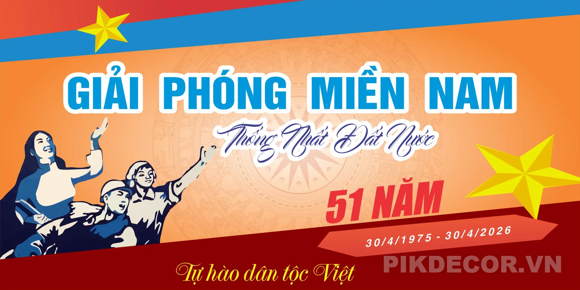 Pano Chào Mừng Ngày Giải Phóng Miền Nam Thống Nhất Đất Nước 30/4 531