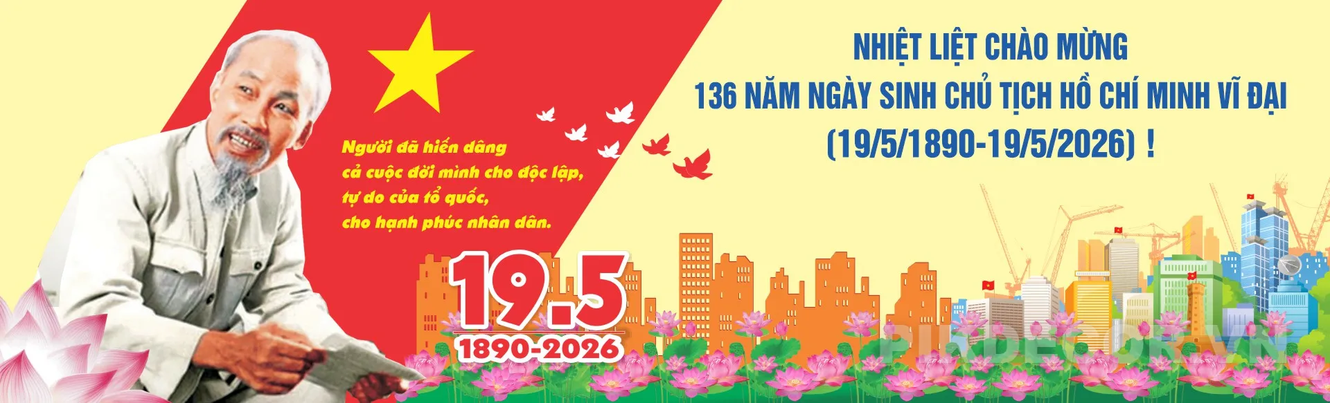 Pano Kỷ Niệm Ngày Sinh Bác Hồ 499