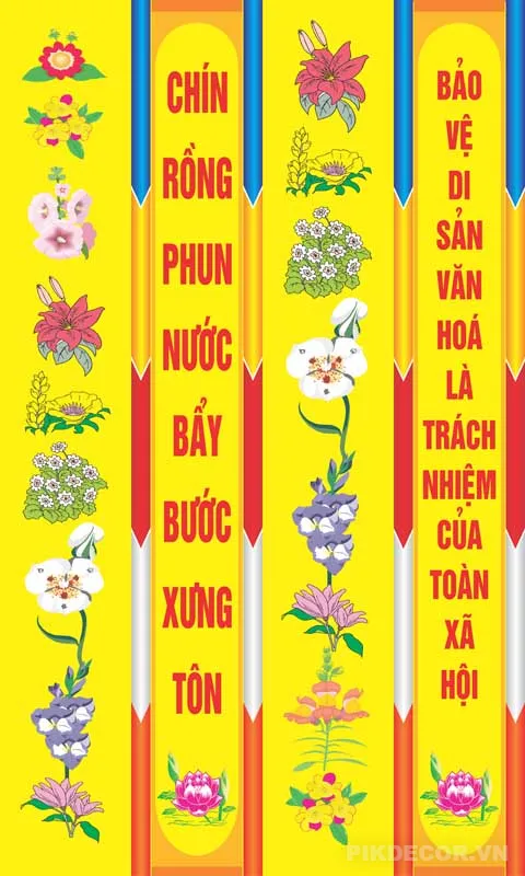 Phướn Phật Đản Đẹp – Thiết Kế Banner Vesak File Ai, Psd Chất Lượng Cao 128