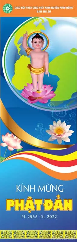 Bộ Phướn Đại Lễ Phật Đản Vector – Tài Nguyên In Ấn Trang Trí Chùa Miễn Phí