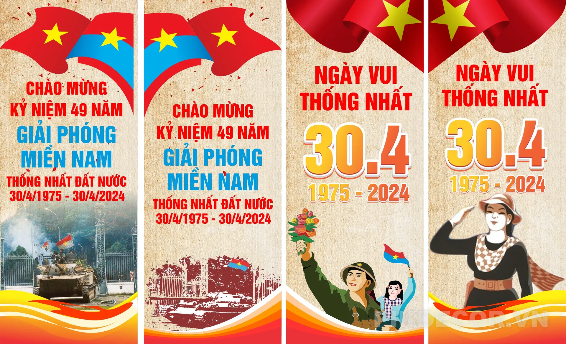 Poster 30/4 Giải Phóng Miền Nam (Psd, Ai, Png) – Vietnam Liberation Day Banner 288