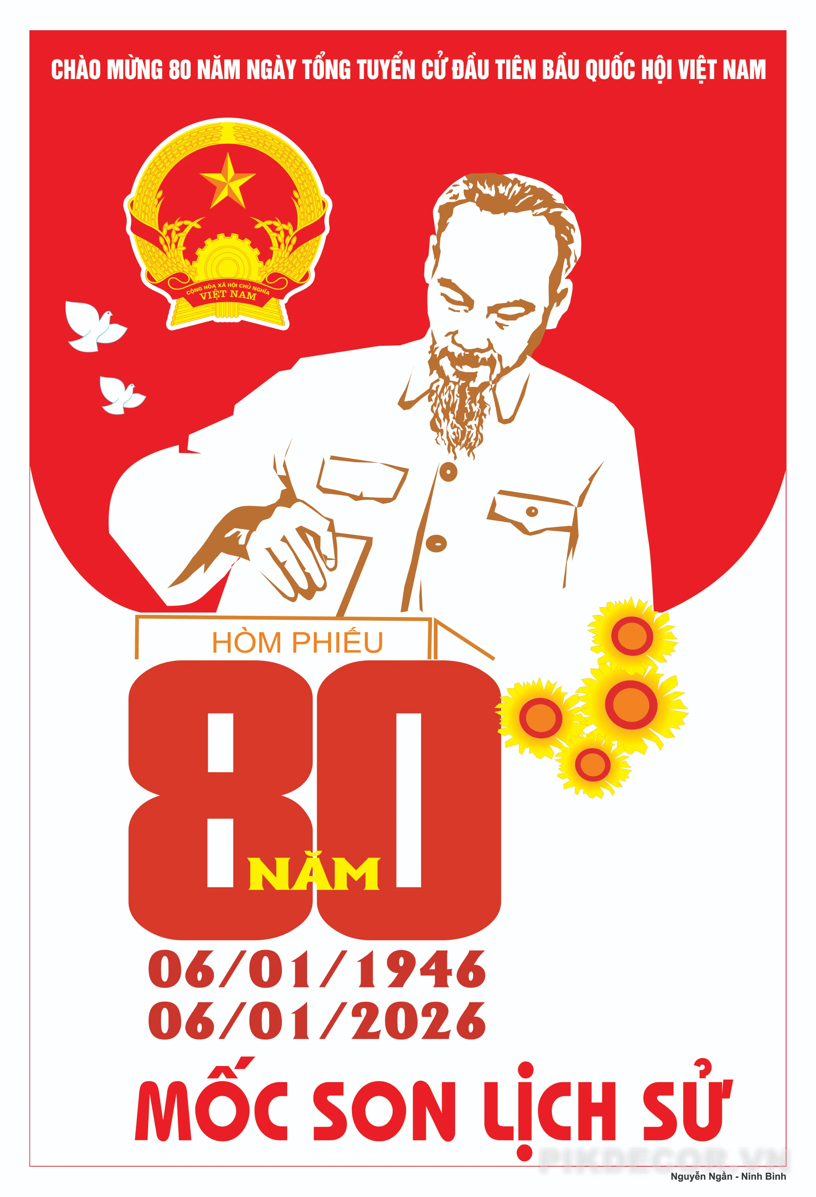 Poster Cổ Động Ngày Bầu Cử Toàn Dân 2026 119