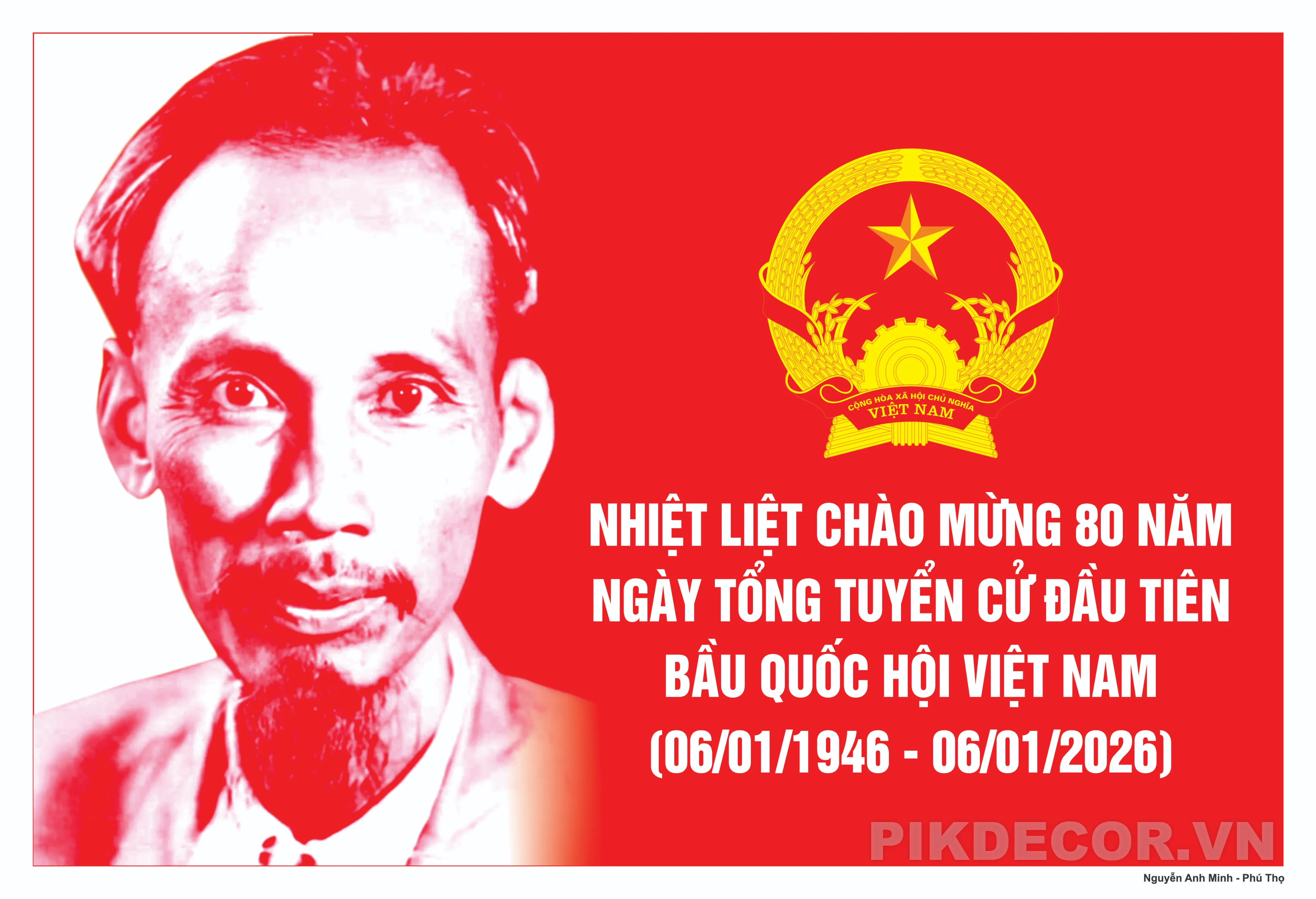Poster Cổ Động Ngày Bầu Cử Toàn Dân 2026 190