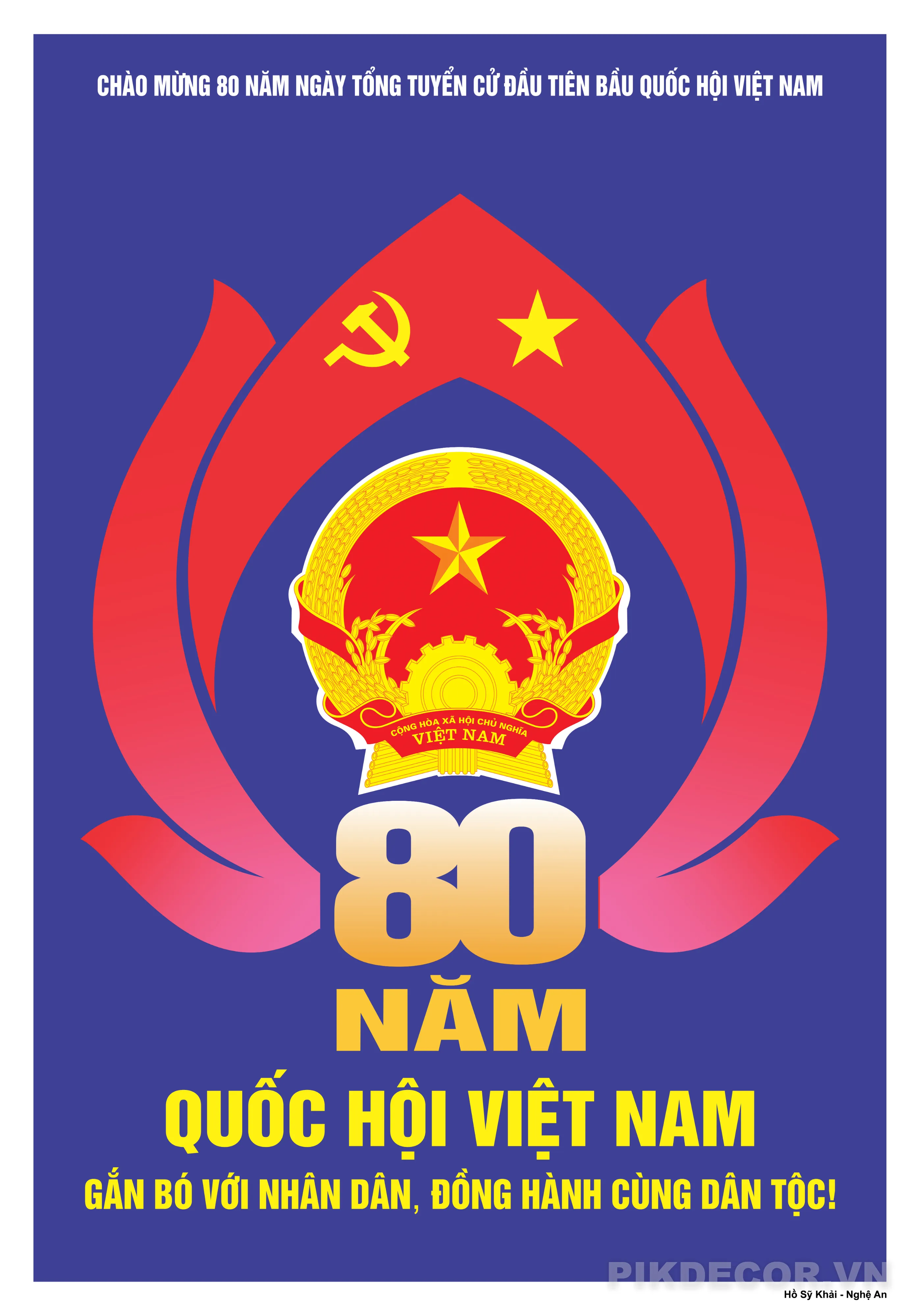 Poster Cổ Động Ngày Bầu Cử Toàn Dân 2026 466