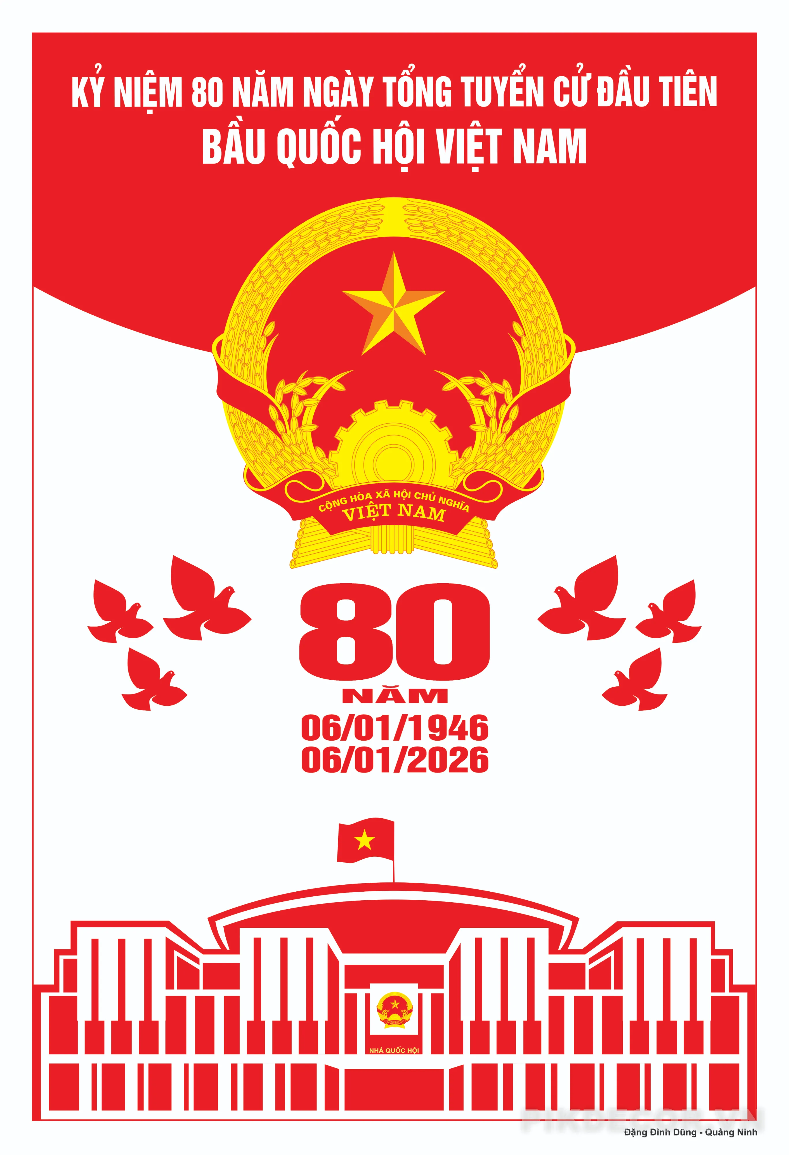 Poster Cổ Động Ngày Bầu Cử Toàn Dân 2026 799