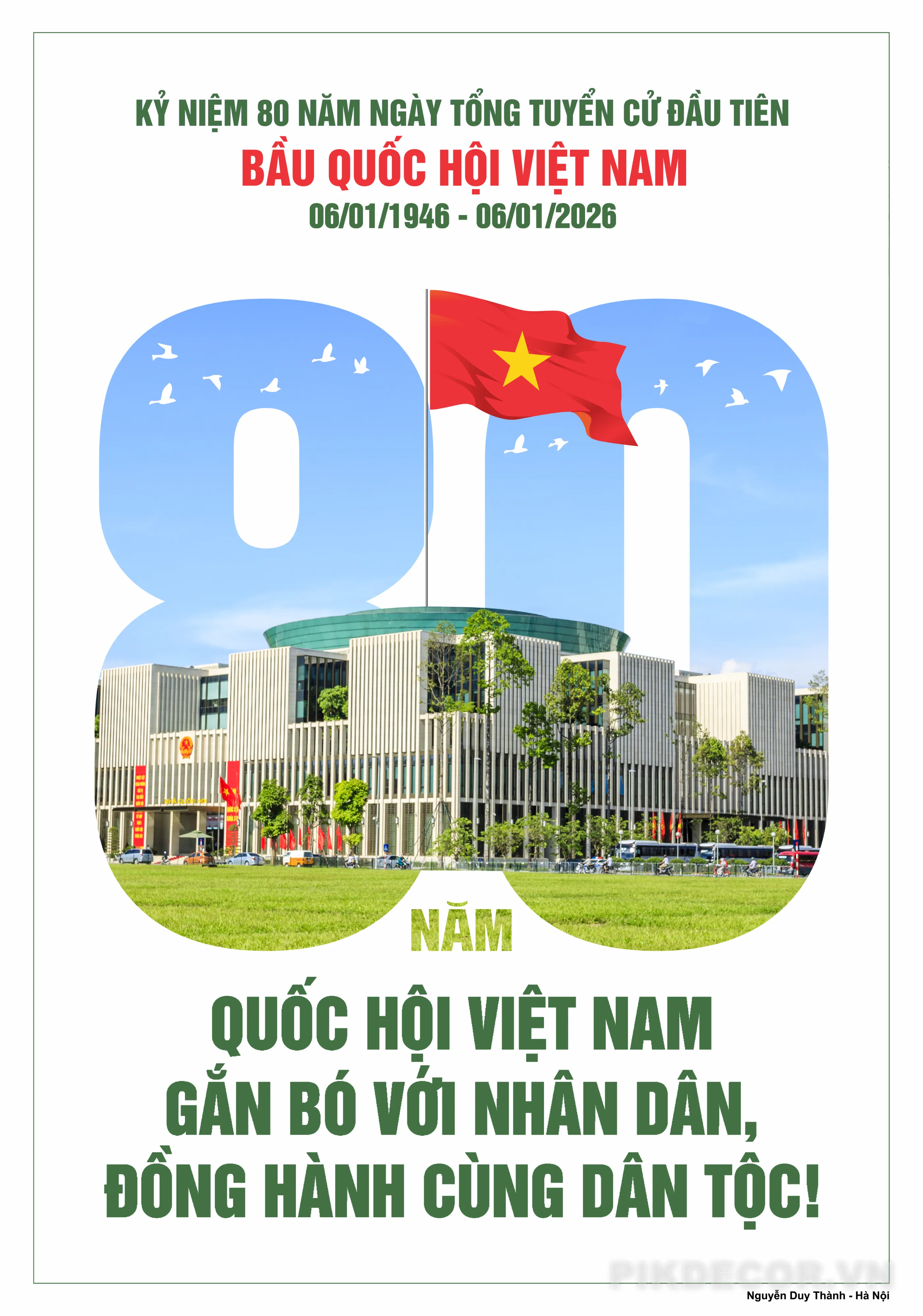 Poster Cổ Động Ngày Bầu Cử Toàn Dân 2026 928