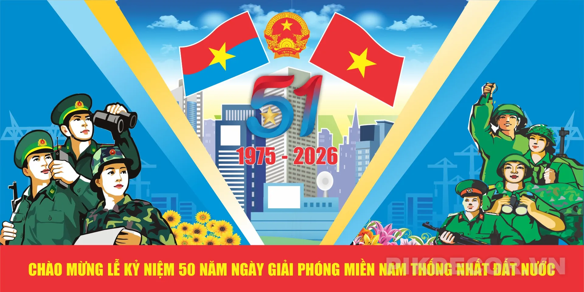 Pano Kỷ Niệm Ngày 30-4 Ngày Giải Phóng Miền Nam
