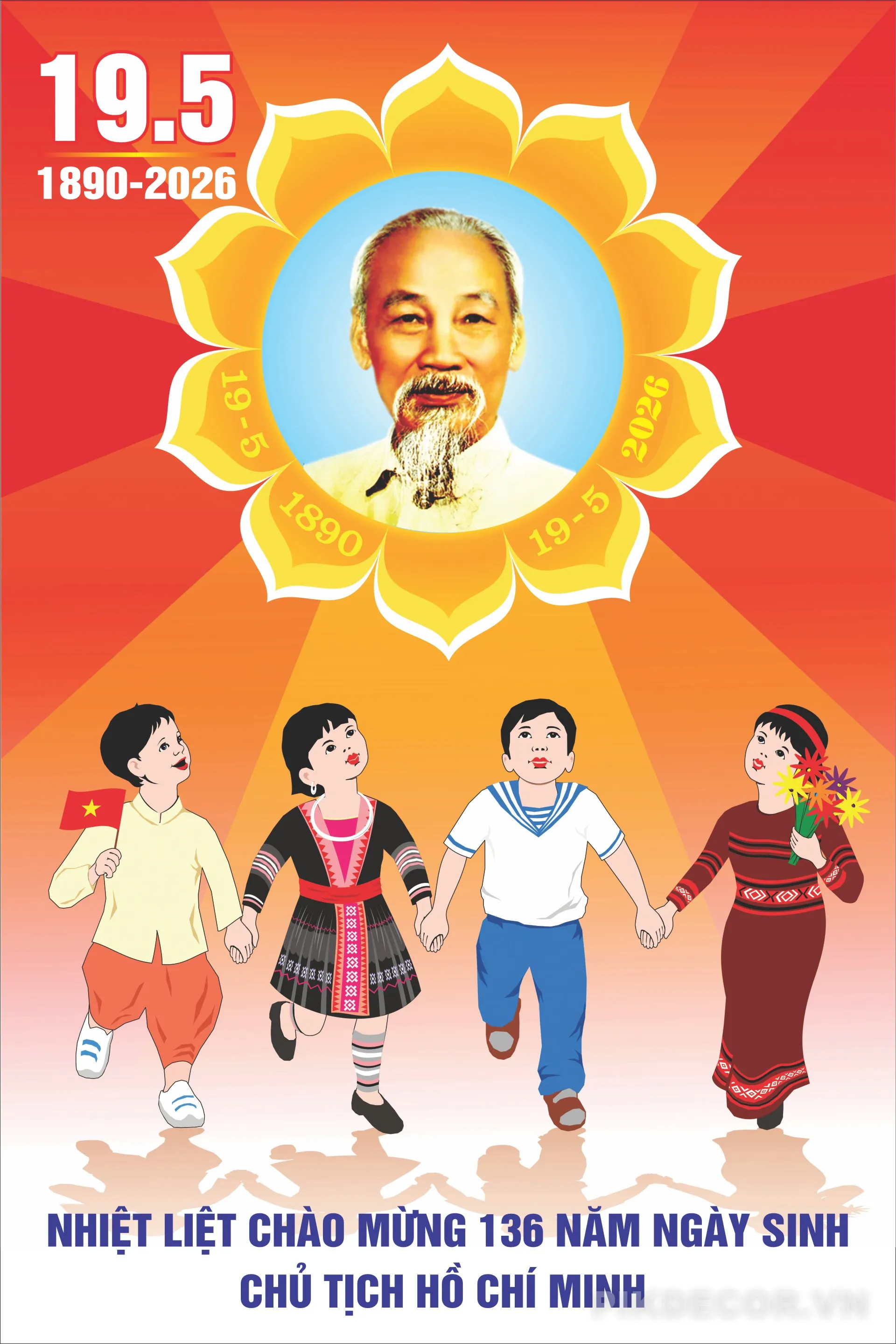 Poster Kỷ Niệm Ngày Sinh Bác Hồ 19-5  212