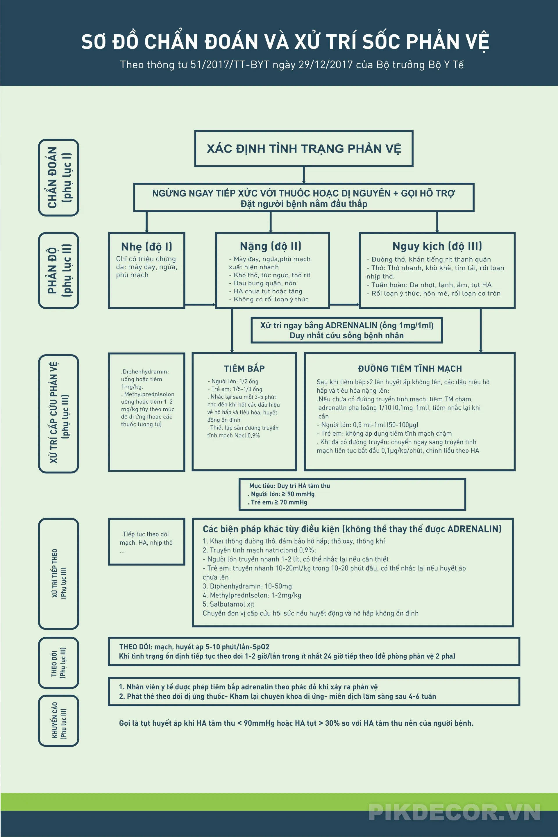 Sơ Đồ Chẩn Đoán Và Xử Lý Sốc Phản Vệ