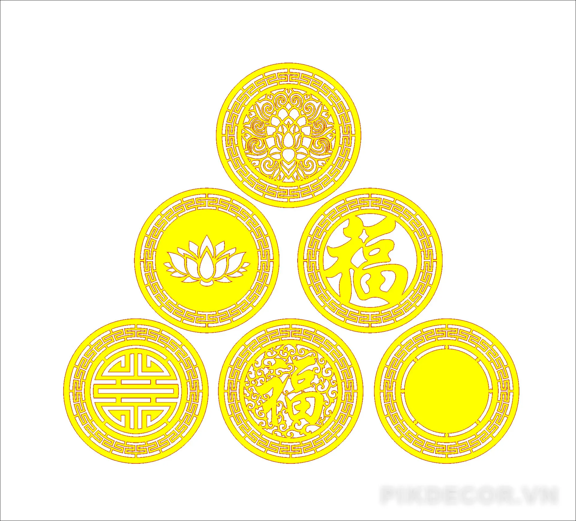  Tải File Cnc Triện Tròn Phòng Thờ Vector 06