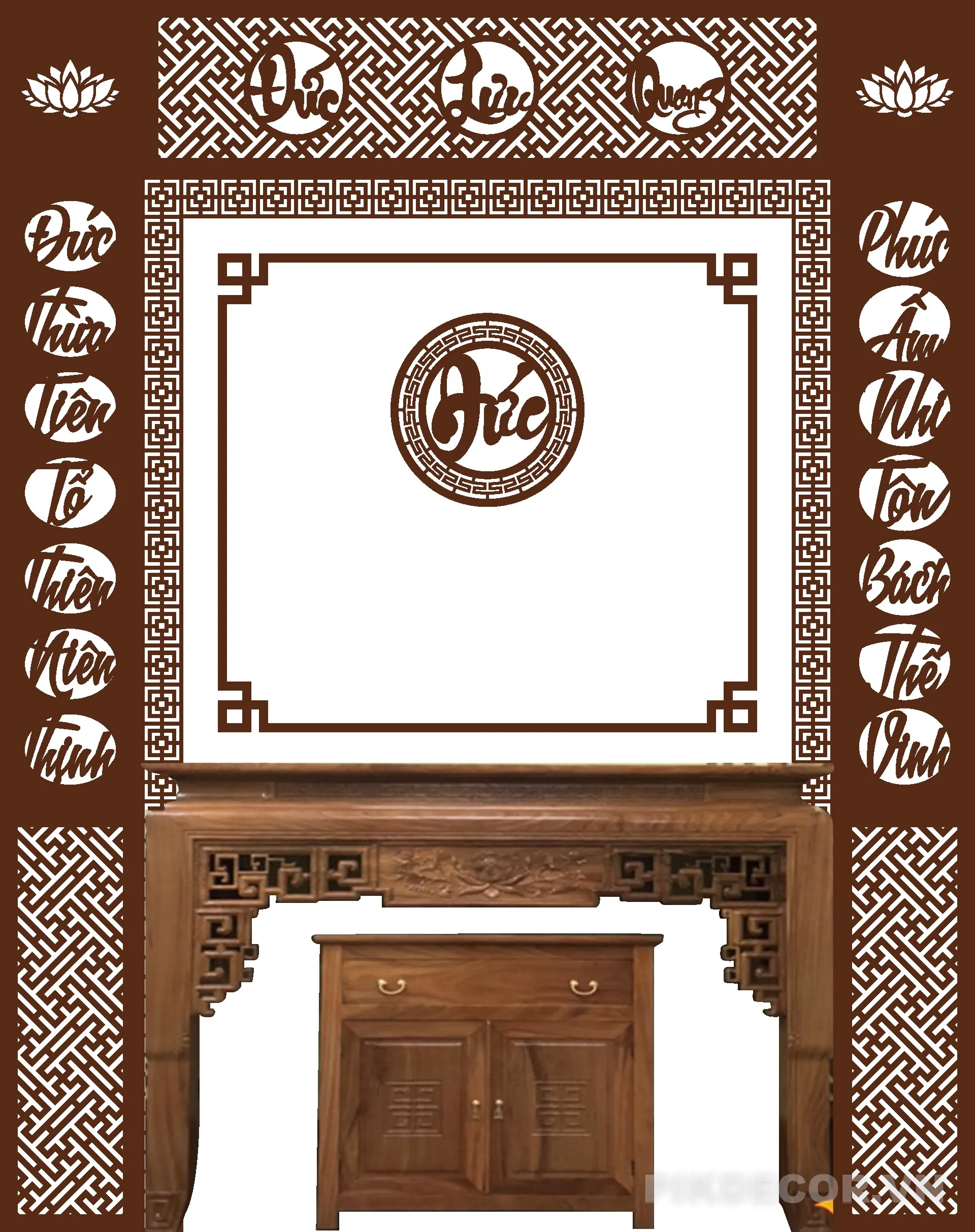 Tải File Cnc Vách Ngăn Phòng Thờ Mới Nhất 115