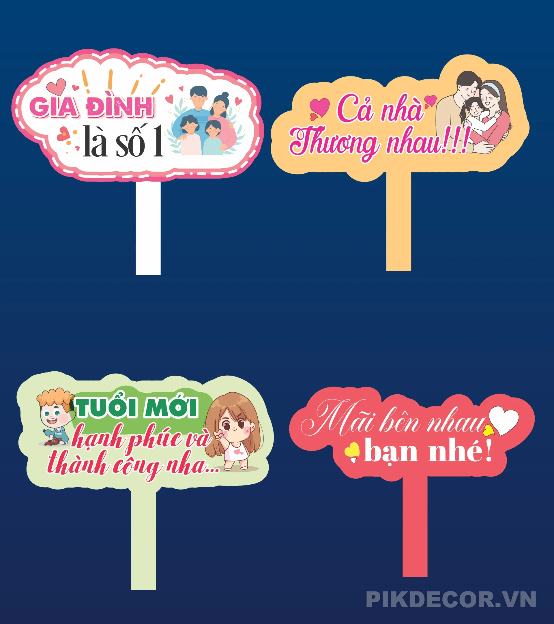 Bộ Mẫu Hashtag Cầm Tay Chụp Ảnh Party, Event – Vector Dễ Chỉnh Sửa