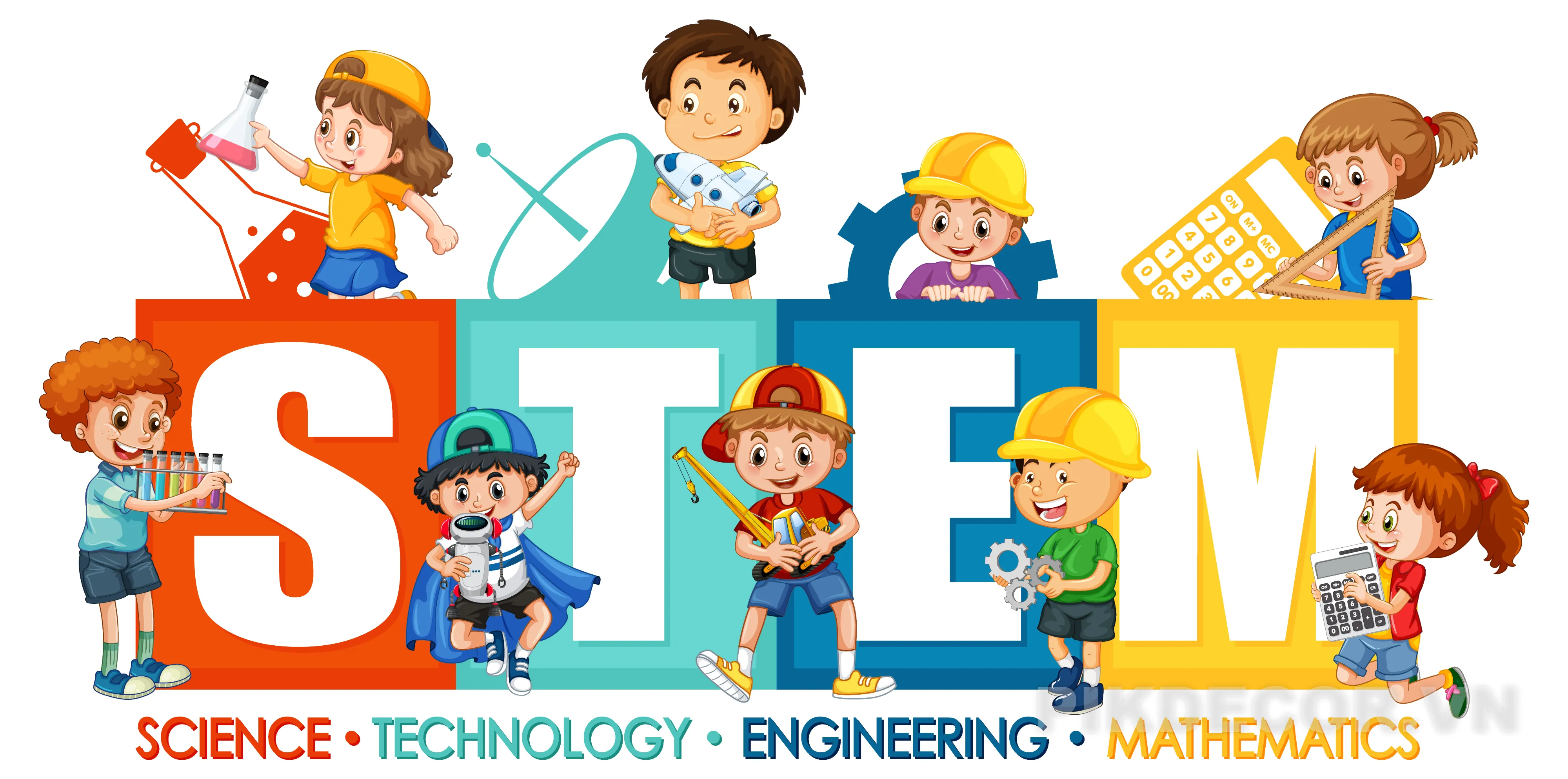 Tài Nguyên Design Stem Day Tuyệt Đẹp - Hình Ảnh Hoạt Động Khoa Học Sáng Tạo Cho Học Sinh [File Vecto 289 340