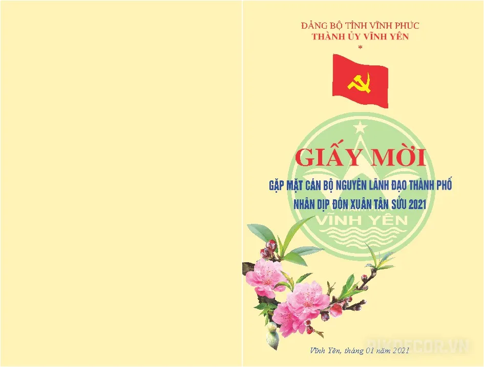 Mẫu Giấy Mời, File In Ấn Chuẩn Vector