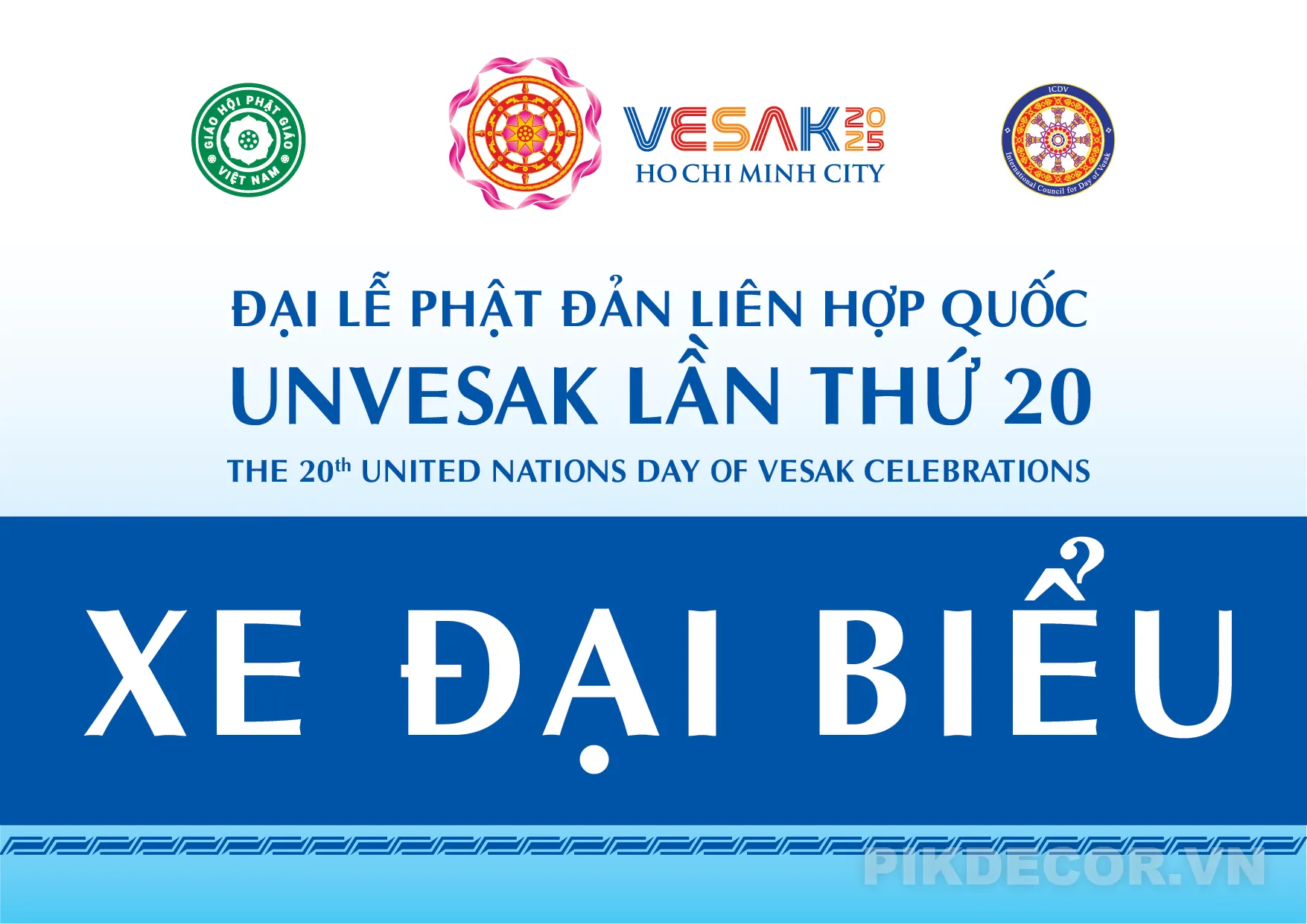 Thẻ Xe Đại Biểu Ngày Lễ Phật Đản, File Vector In Ấn 608