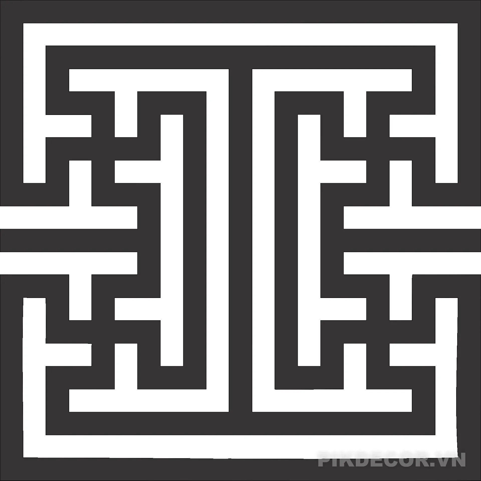 Họa Tiết Trang Trí, Hoa Văn Cnc, File Cdr, Dfx 951