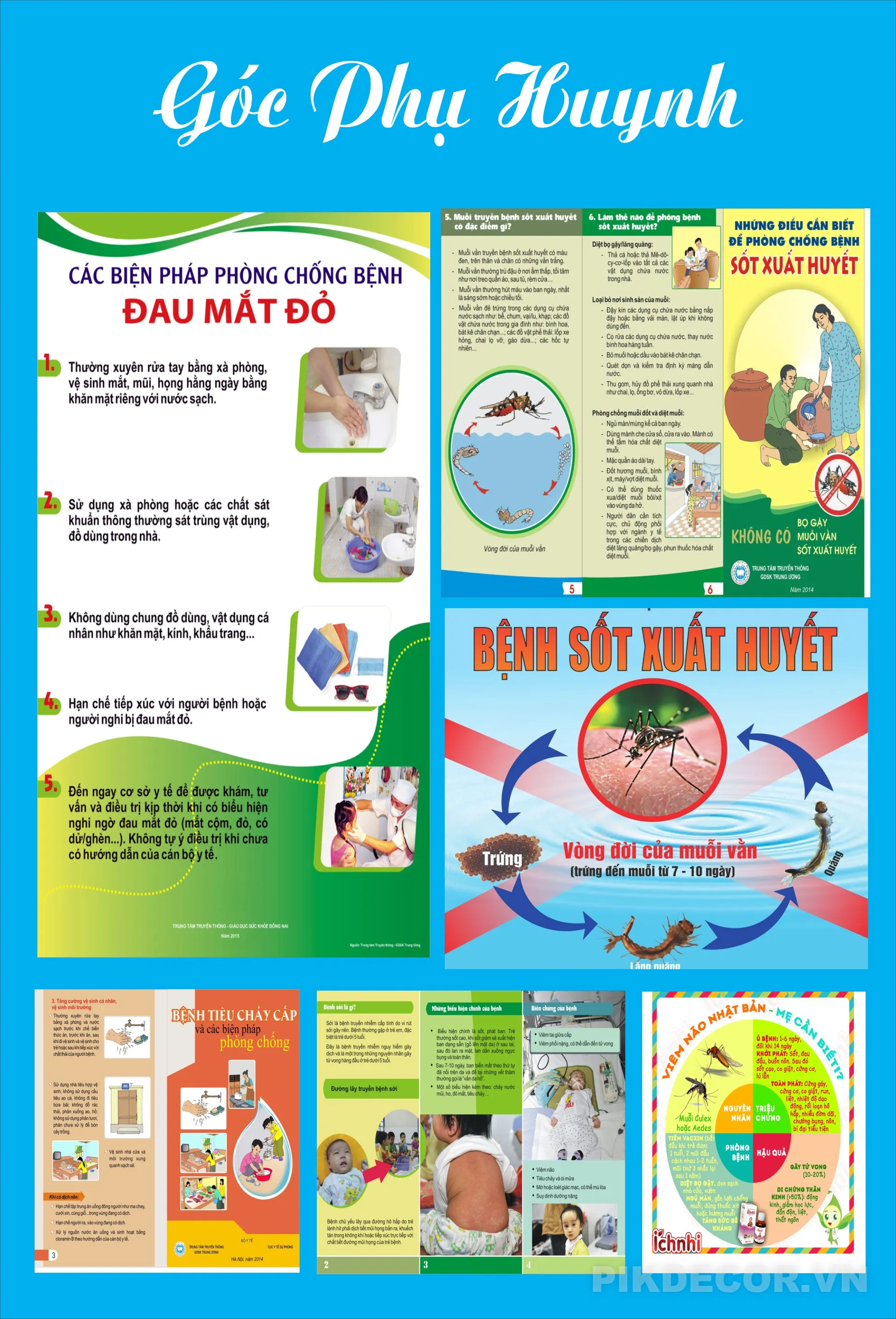 Góc Phụ Huynh Trường Mầm Non – Bảng Tuyên Truyền Sức Khỏe Cho Bé