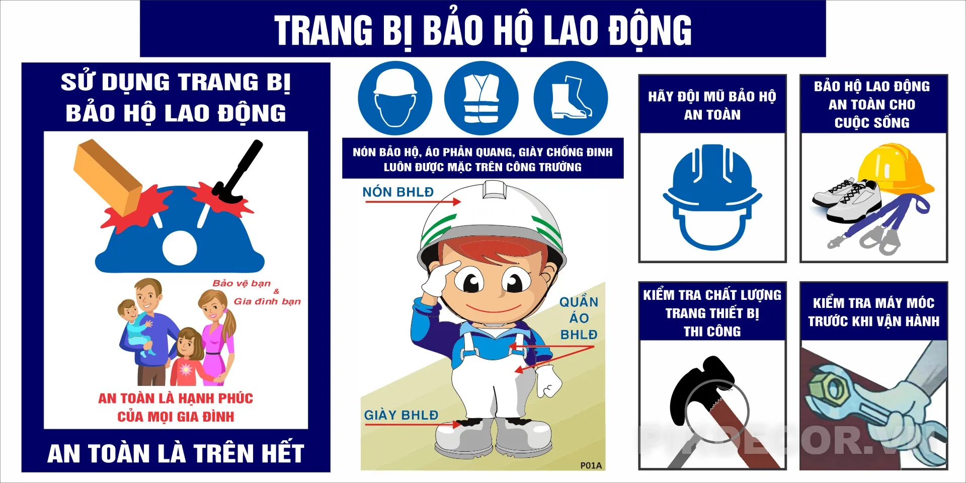 Biển An Toàn Lao Đông Công Trường