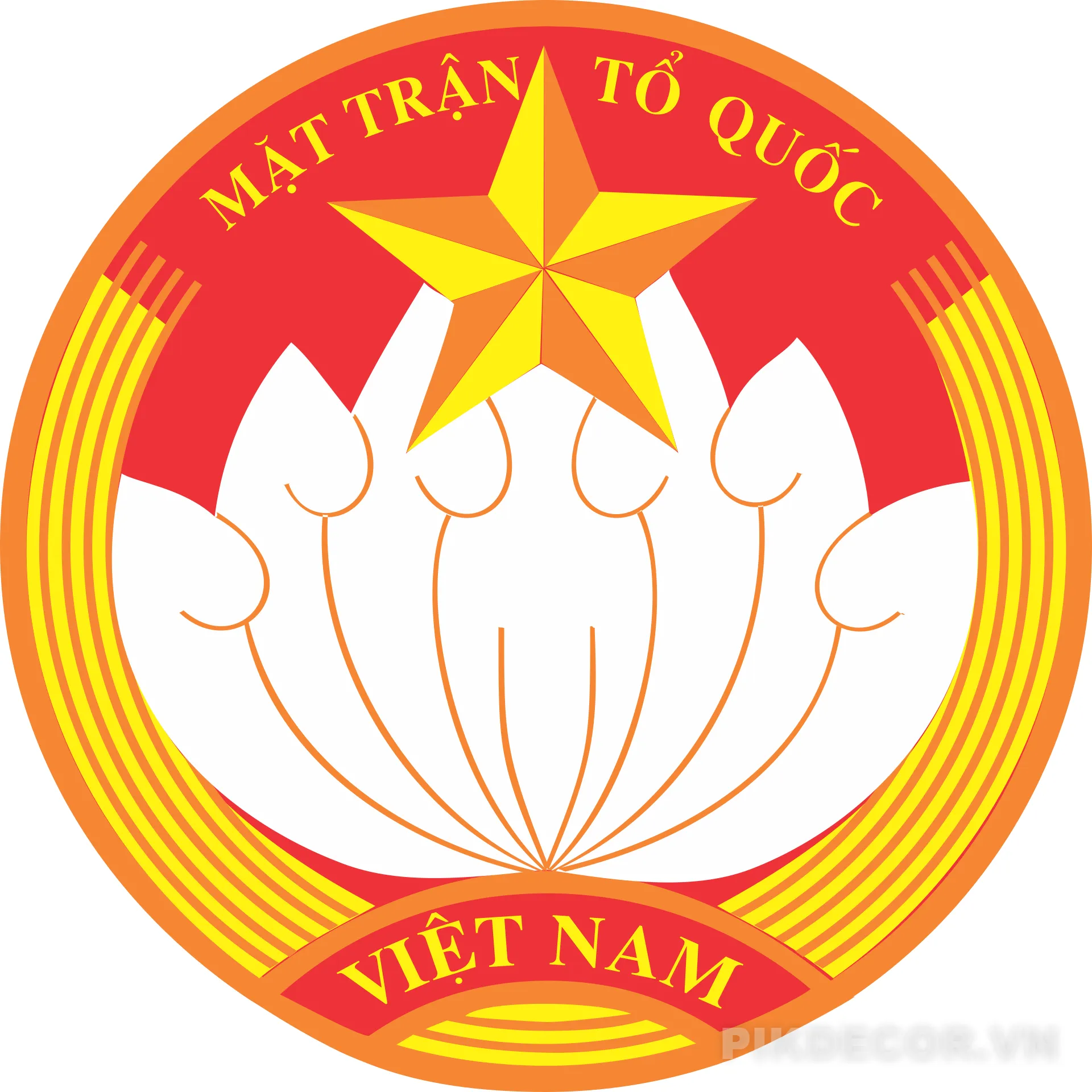 Logo Mặt Trận Tổ Quốc Việt Nam, File Vector, Png