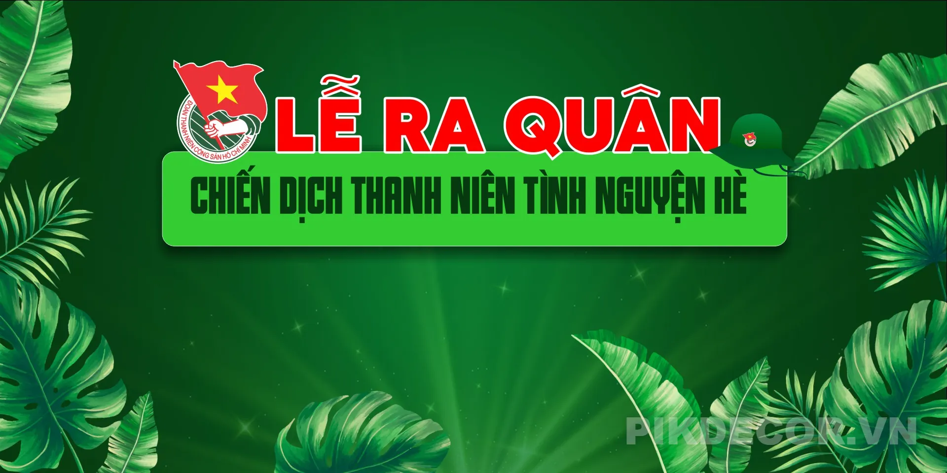 Top 99+ Mẫu Backdrop Lễ Ra Quân Chiến Dịch Mùa Hè Đoàn Tncs Hcm, File Vector 436