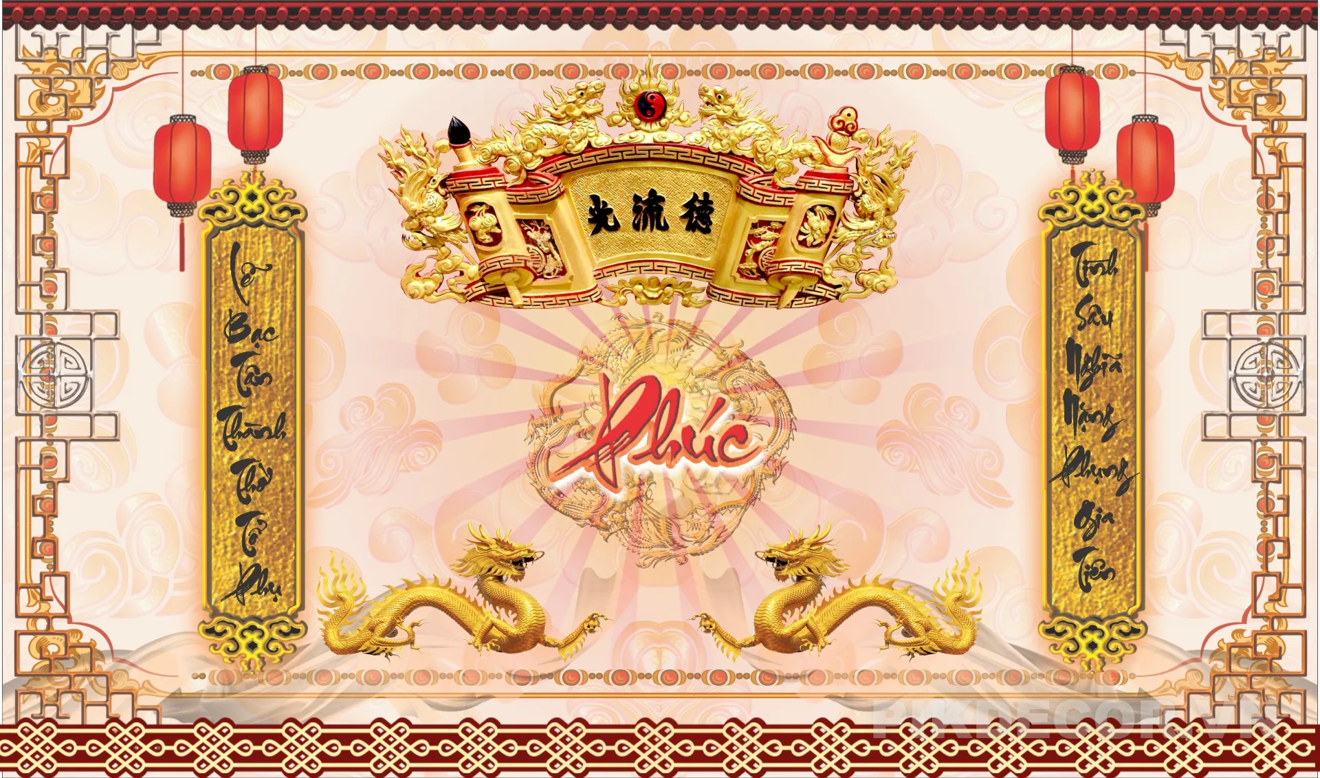 Tranh Gia Tiên, Phòng Thờ