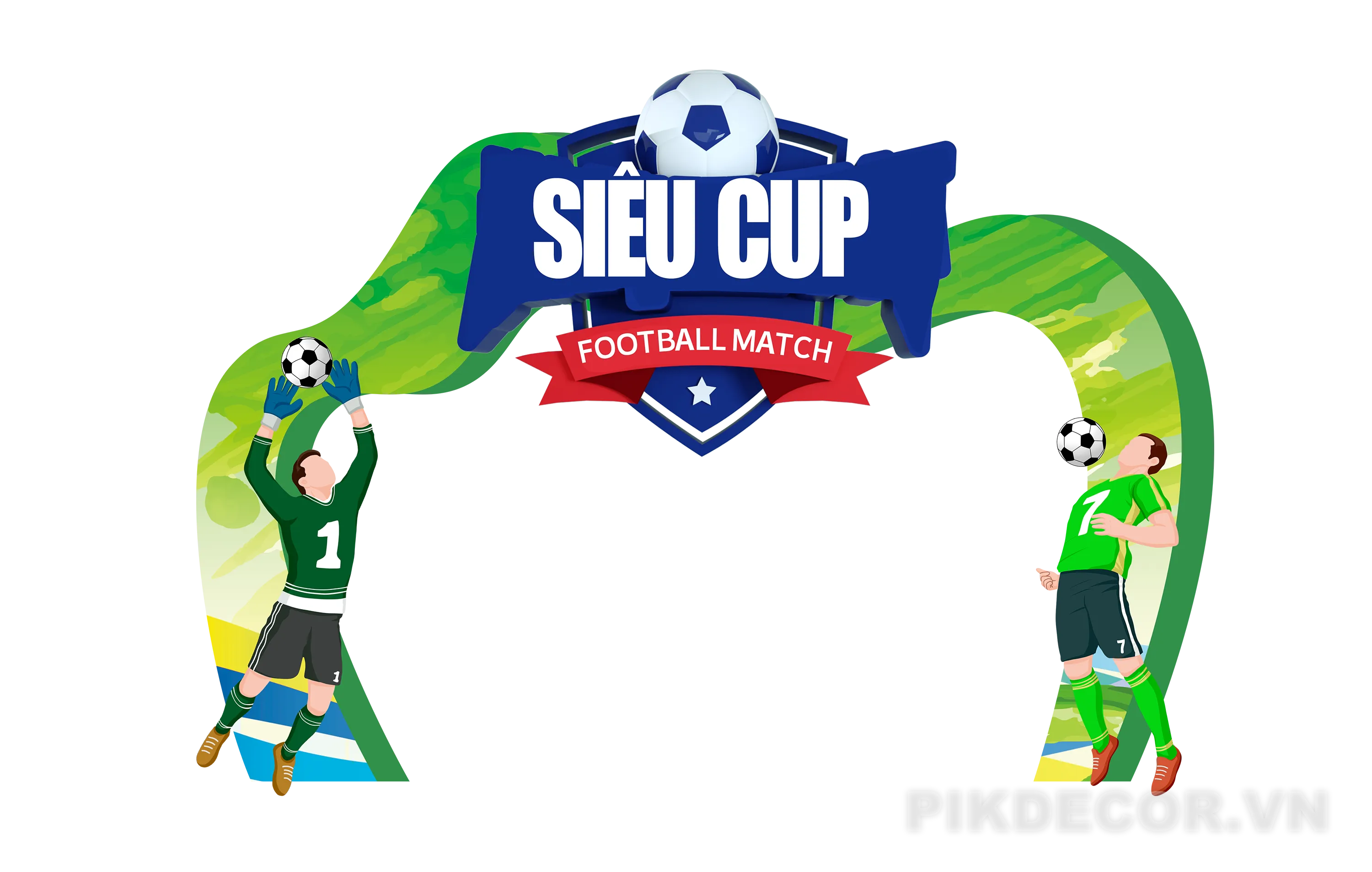 Vector Thiết Kế Cổng Chào Giải Bóng Đá Siêu Cúp – File In Ấn 714 797 855